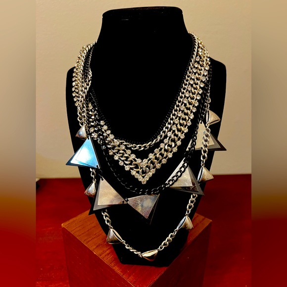 Guess Jewelry - Guess brand silver and black Necklace for women